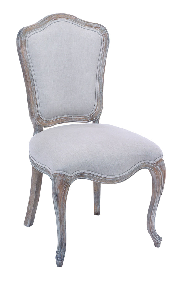 Upholstered Wooden Chair with Classic Sturdy Wooden Frame