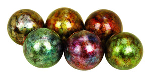 CERAMIC BALL SET OF 6 TO MATCH PASSION FOR DECORATION