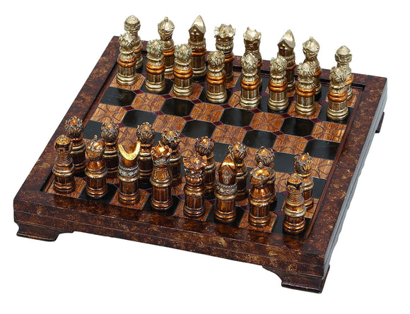 POLYSTONE CHESS SET S/33 TO IMPRESS WITH HOSTING STYLE