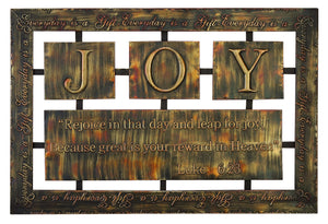 METAL WALL PLAQUE AN EXCELLENT ANYTIME WALL DECOR