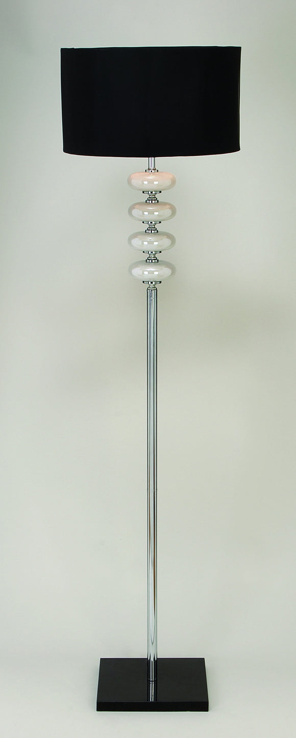 METAL GLASS FLOOR LAMP ARTISTIC DESIGN