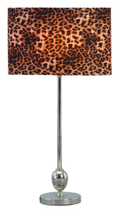 METAL TABLE LAMP 25 INCHES HIGH DELIVERS UNIQUE LIGHTING EFFECT