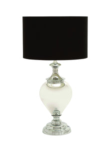 Glass Metal Table Lamp with Simple and Sophisticated Design