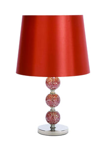 Metal Base 21" Lamp with Sturdy Design in Vibrant Colors