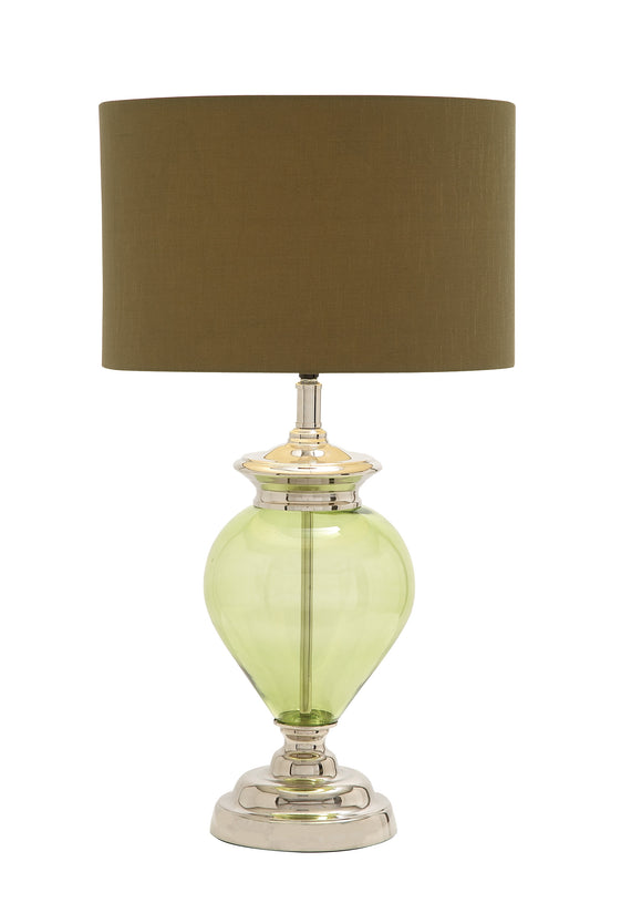 The Gorgeous Glass Chrome Table Lamp