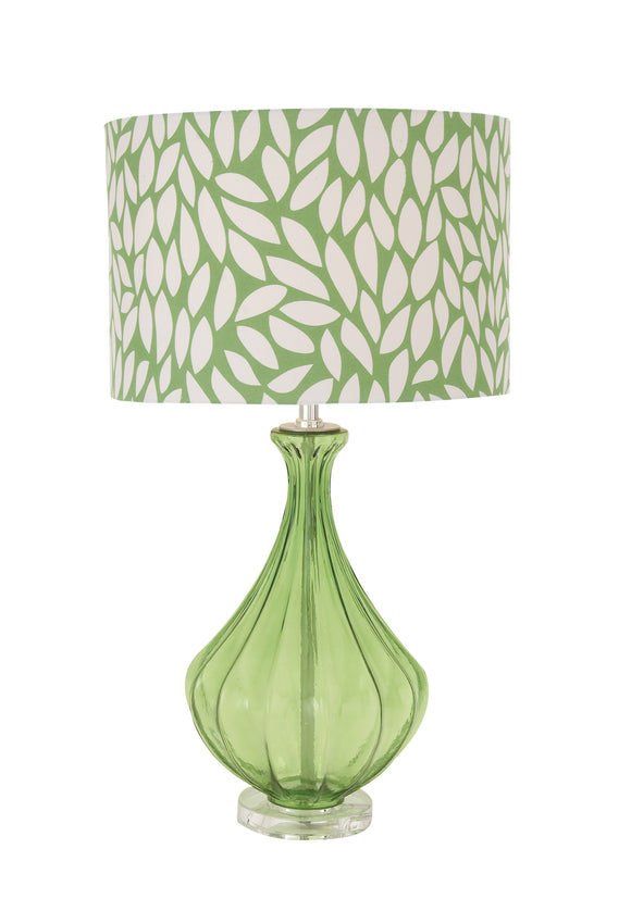 The Cool Green Glass Acrylic Table Lamp