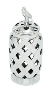 The Niao (Bird) Silver Jar