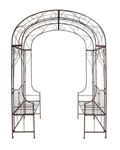 The Cool Metal Arch with Bench