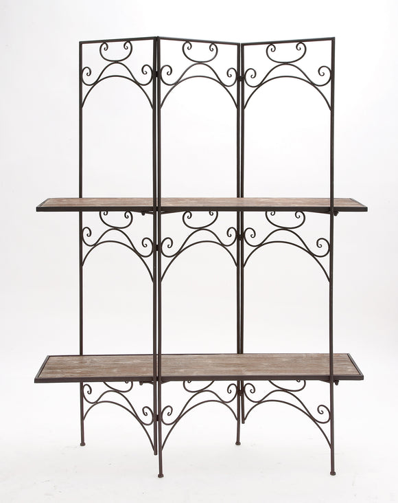 The Cool Wood Metal Screen Shelf