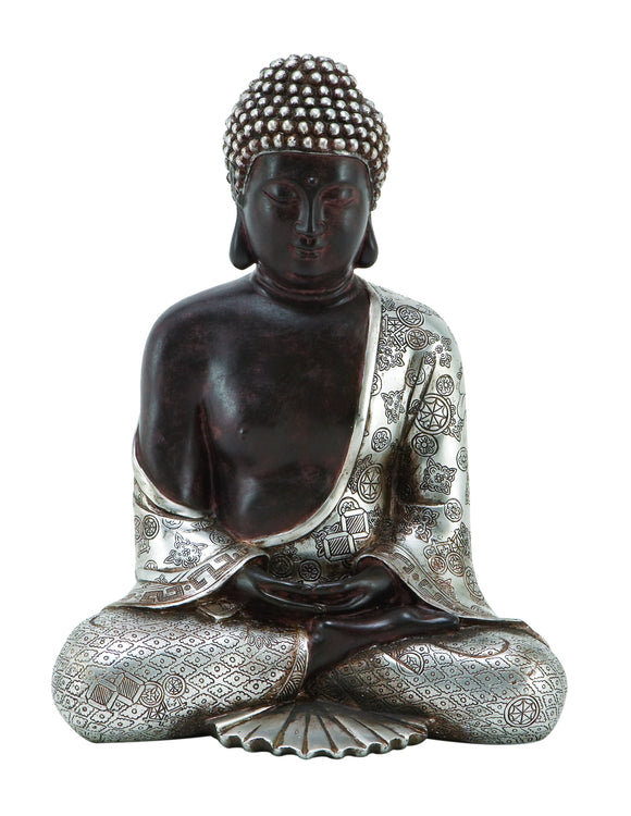 RESTING POLYSTONE BUDDHA