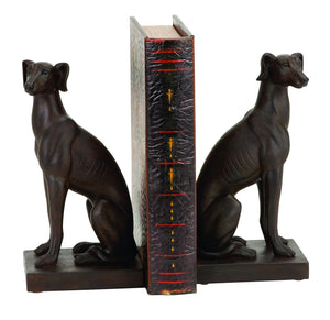 POLYSTONE DOG BOOKEND PAIR DESIGNED FOR ELITE CLASS