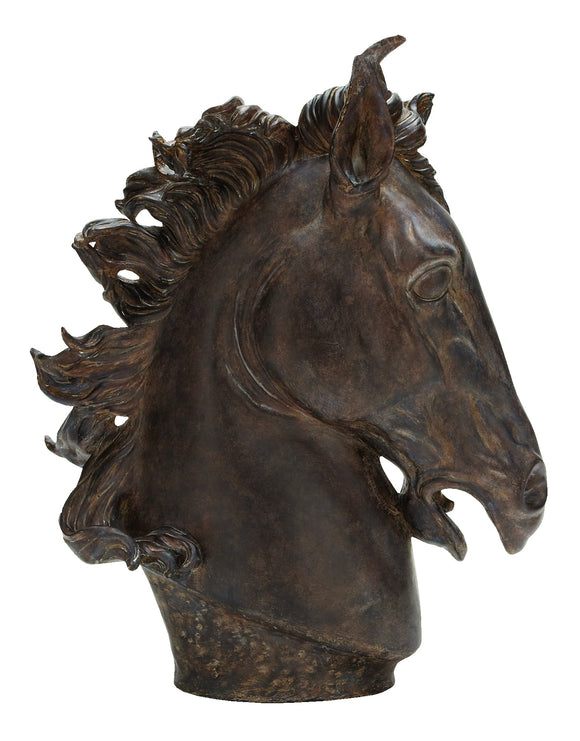 POLYSTONE HORSE HEAD BEAUTIFUL COORDINATING DECOR