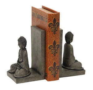 Library Polystone Buddha Bookend 8"H, 5"W