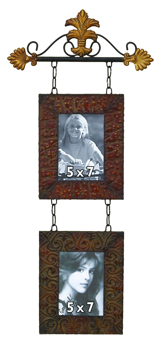 METAL WALL PHOTO FRAME DECOR ITEM WITH FAMILY STATEMENT