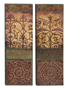 METAL WALL DECOR SET OF 2 GREAT DECOR SENSE