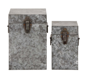 The Cool Set of 2 Metal Square Box