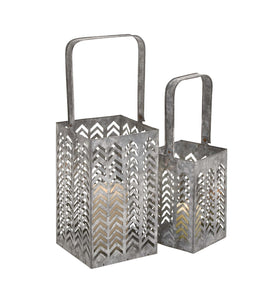 Customary Styled Classy Metal Square Lantern