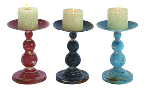 Candle Holder Assorted Solid and Durable - Set of 3