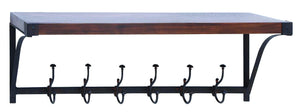 Wall Shelf Hook with Single Top Storage Space