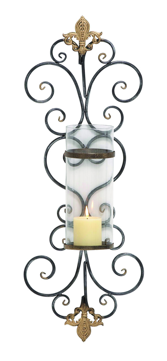 High Quality Iron Candle Holder with Curvaceously Design