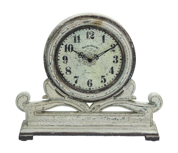 Classic and Traditional Wood Table Round Face Clock