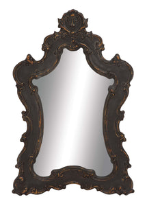 The Brooding Wood Wall Mirror