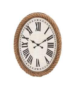 Fascinating Styled Wood Rowall clock