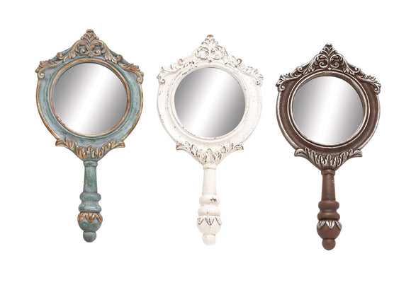 The Royal Polystone Wall Mirror 3 Assorted