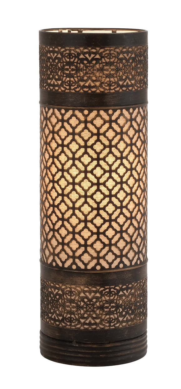 Bright Attractive Styled Metal Cylinder Table Lamp