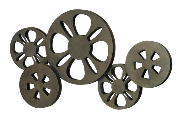 METAL MOVIE REEL ELEGANT ACCESSORY FOR STUDIO