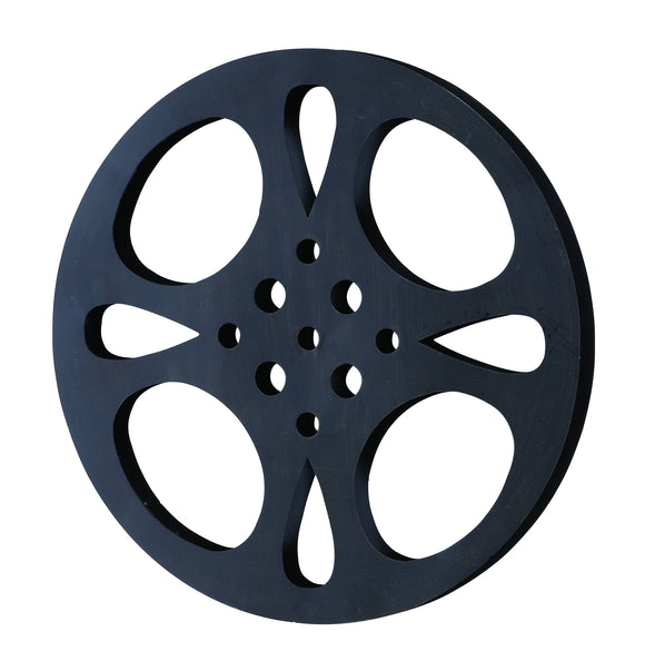 METAL MOVIE REEL BLACK-GRAY