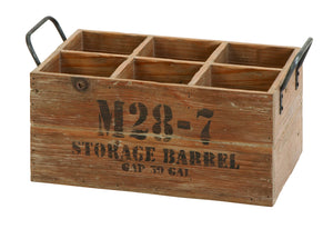 WOOD WINE CRATE SUITABLE FOR YOUR HOME BAR