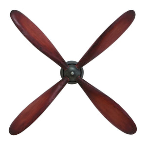 METAL PROPELLER WALL DECOR METALLIC TONE MAKES IT LOOK ORIGINAL