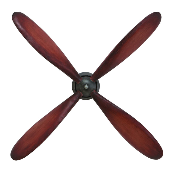 METAL PROPELLER WALL DECOR METALLIC TONE MAKES IT LOOK ORIGINAL