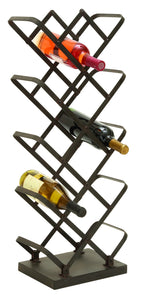 Barware Metal Wine Holder 30"H, 12"W