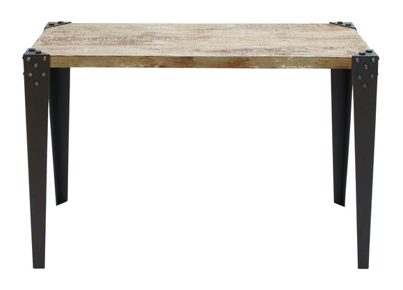 Metal Wood Console Table 42