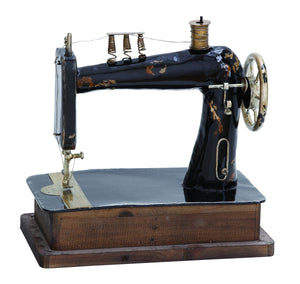 Metal Sewing Machine 12"W, 11"H Unique Home Accents