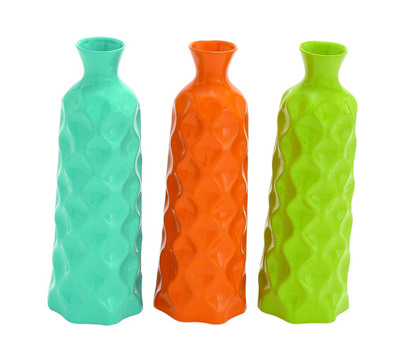 Bright Attractive Styled Ceramic Vase 3 Assorted