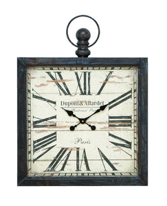 Metal Wall Clock with Sophisticated Versatile Style and Detailing