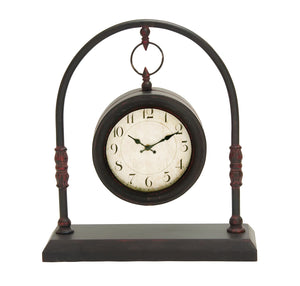 Classic Metal Clock 20"H, 18"W