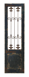 Wood Metal Wall Decor 57"H, 16"W Wall Decor