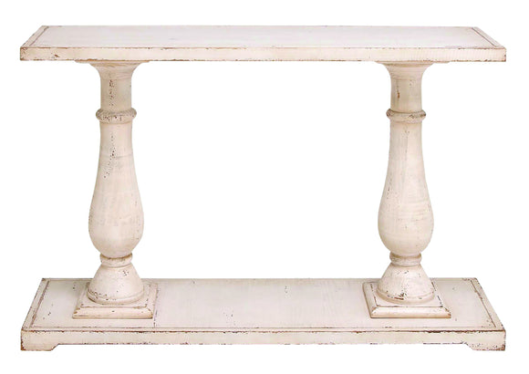 Console Table with Refined and Elegant Style in Light Brown