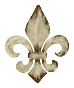 Decorative Metal Fleur De Lis Charm with Classic Style