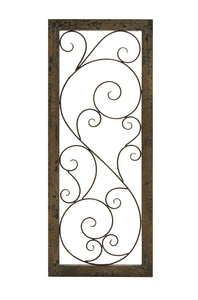 Metal Wood Wall Panel Endowed with Delicate Art Work