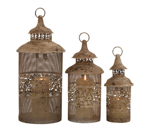 Antique Styled Classy Metal Candle Lantern