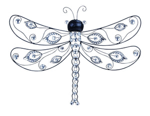 Creative Metal Acrylic Dragonfly 23"W, 18"H