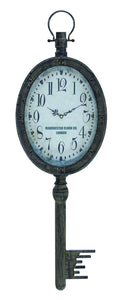 Wall Clock Elegant Design in Antique Finish