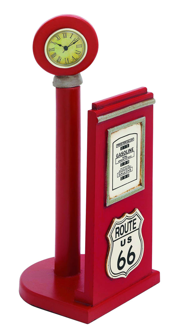 “US 66” exclusive gas pump paper holder, décor