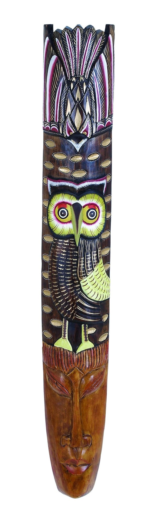 Mask Owl Motif for Modern and Conventional Style