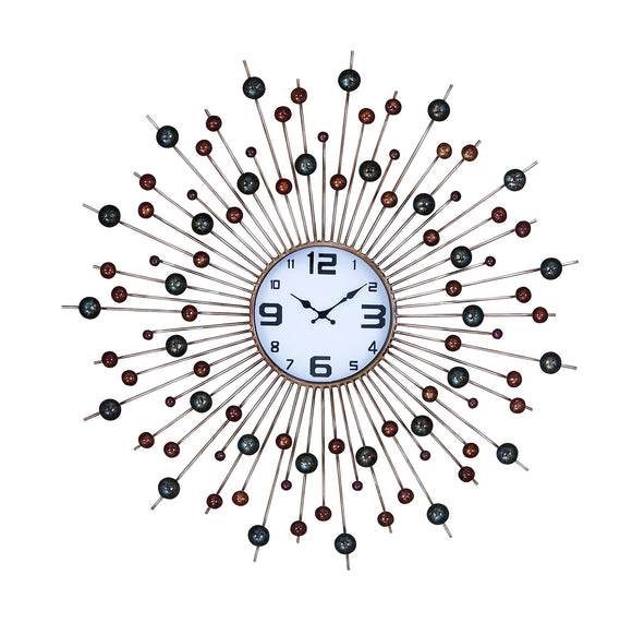 Modern Wall Clock Art With Modern Circles